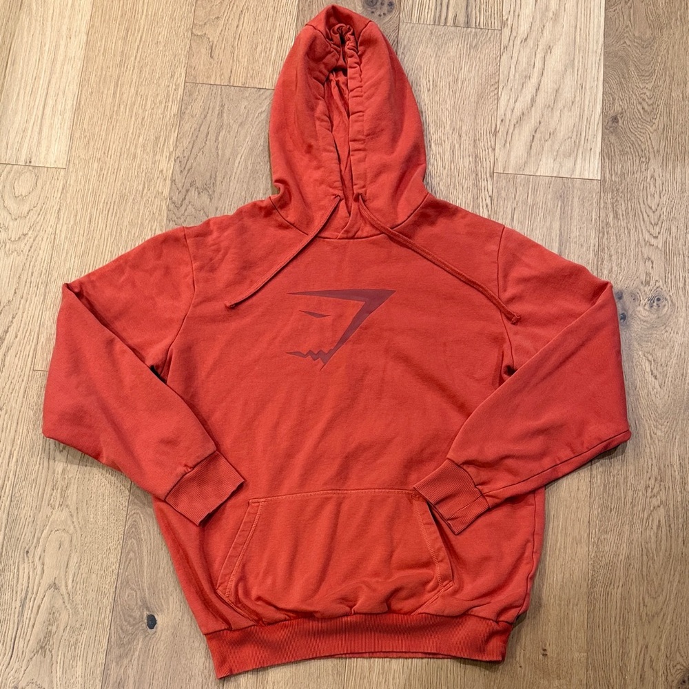 Gymshark Mens Large Orange Hoodie
